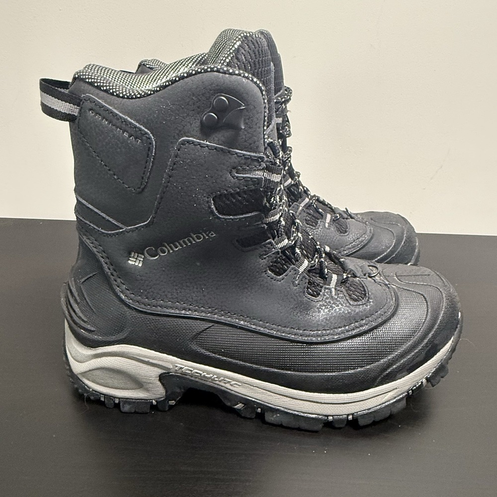 Columbia Techlite Winter Boots Mens 8.5 Omni-Heat Waterproof Black Snow Gorpcore